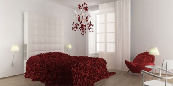 Moschino bed of roses - commercial wallcoverings