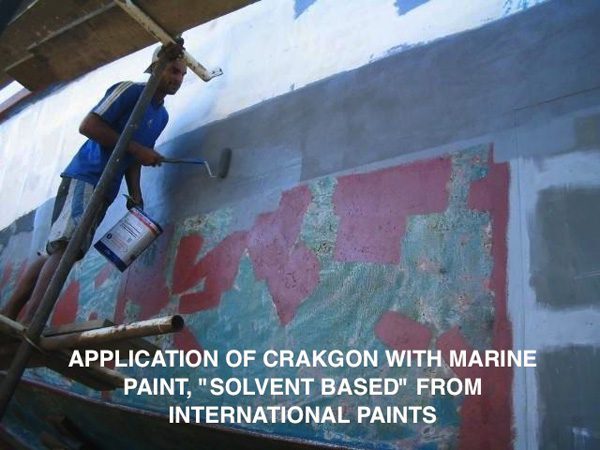 CRAKGON waterproof seal application commences