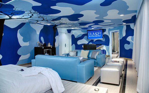 Digital Wallcoverings at the Rumor Hotel Las Vegas