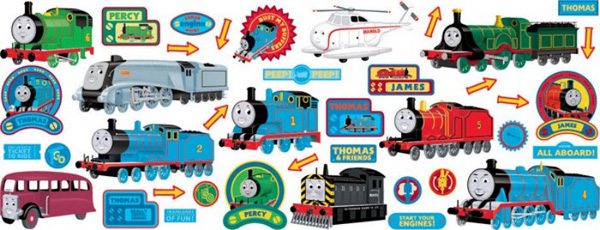 Thomas the Tank engine stikarounds - kids wallstickers