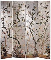 room divider with wallpaper