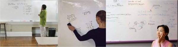 Erasawall, a dry erase writing surface that works in all indoor environments