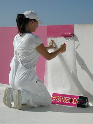 CRAKGON repairs surfaces like nothing else can, simply paint it on and the cracks are gone.