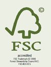 FSC logo- Sustainably harvested FSC certified wood wallcoverings from Gilford