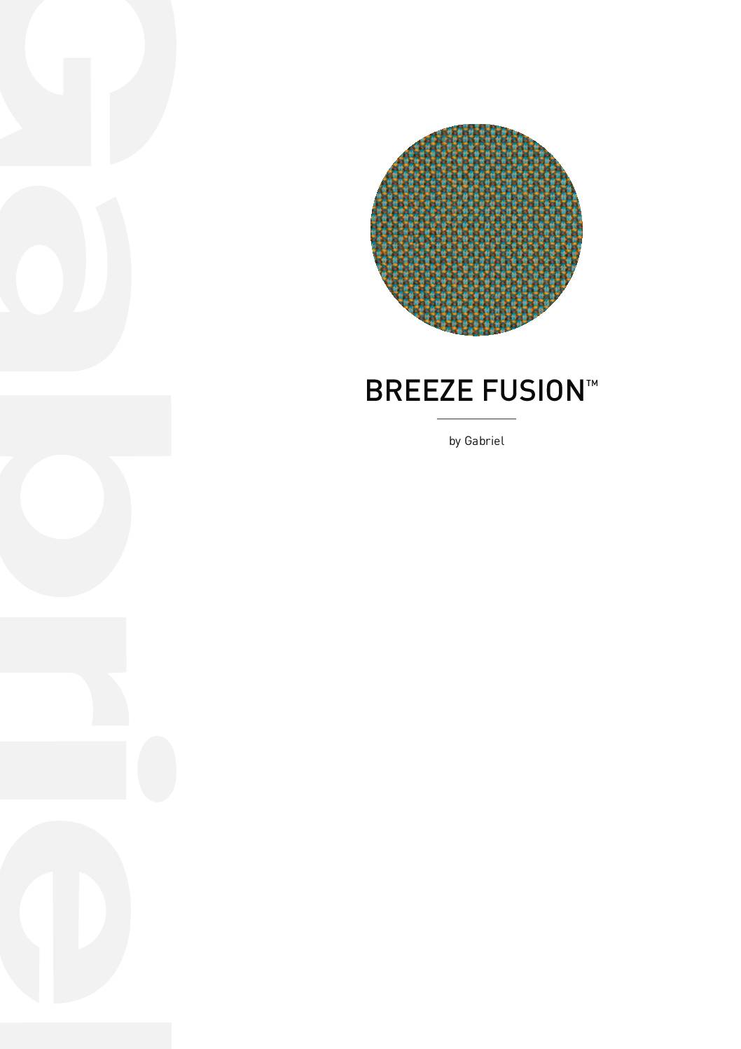 Gabriel Breeze Fusion colour Card<br/>( pdf )