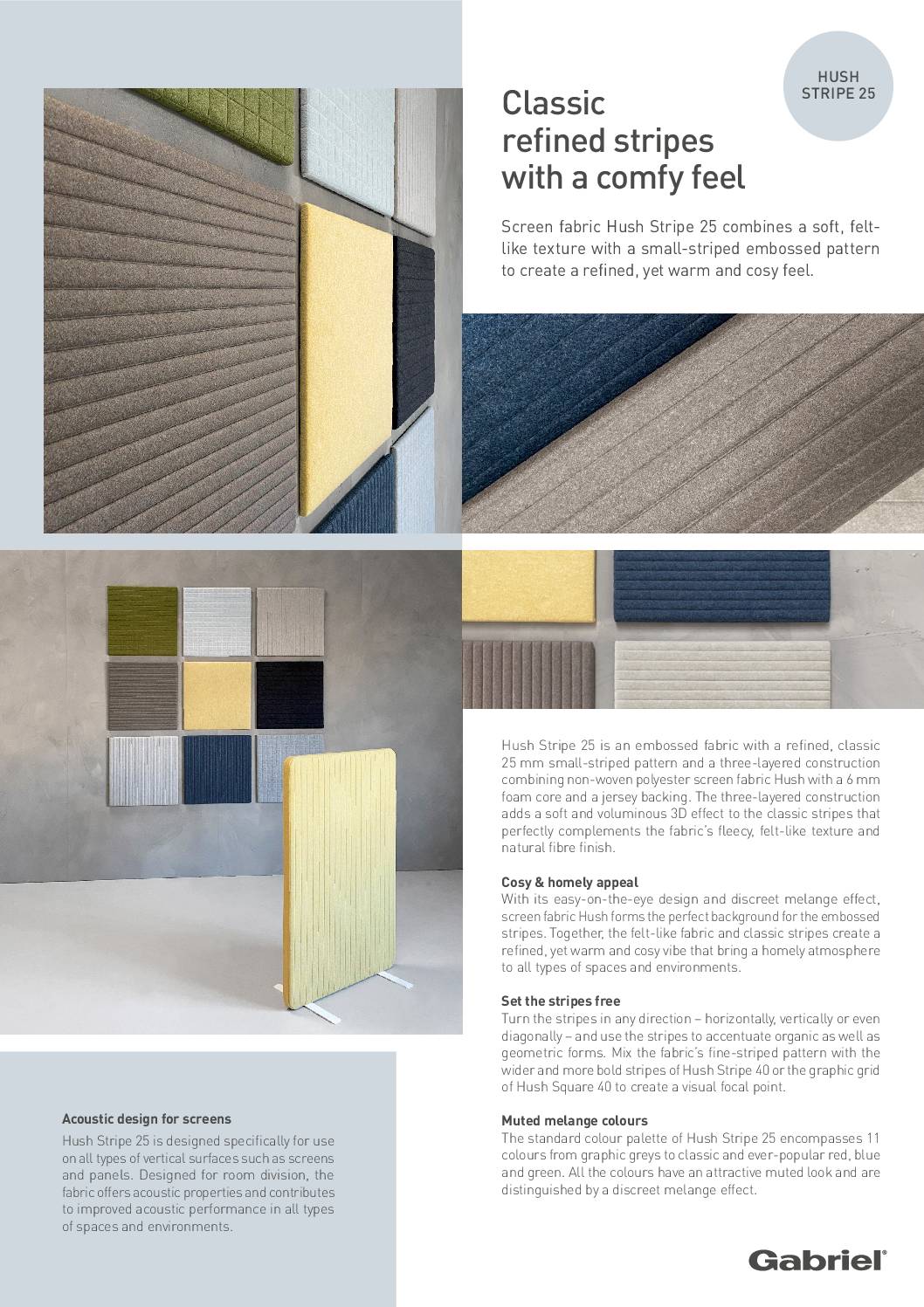 Hush Stripe25 Design Story<br/>( pdf )