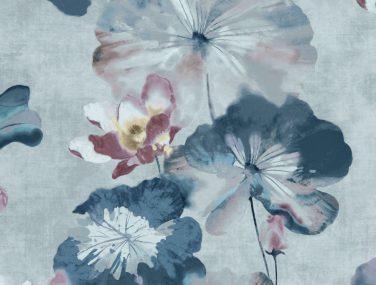 1838 2008 143 03 Water Lilies Blue Dusk Swatch