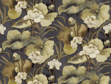 DE01733 Waterlily Ebony