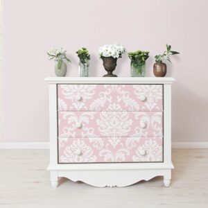 Pink Ariel Peel & Stick Wallpaper