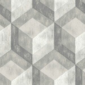 Bauhaus Weathered Wood Peel And Stick Wallpaper