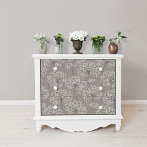 Angelica Grey Peel & Stick Wallpaper