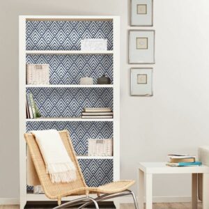 Arrowhead Deep Blue Peel & Stick Wallpaper