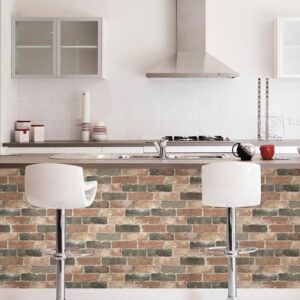 Newport Reclaimed Brick Peel & Stick Wallpaper
