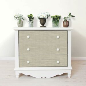Wheat Grasscloth Peel & Stick Wallpaper