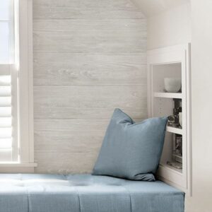 Grey Wood Plank Peel & Stick Wallpaper