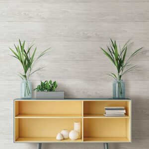 Grey Wood Plank Peel & Stick Wallpaper