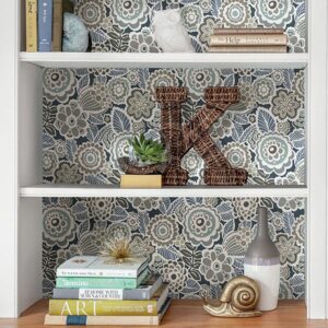 Dream On Navy Peel & Stick Wallpaper