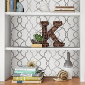 Silver Clearly Cool Peel & Stick Wallpaper