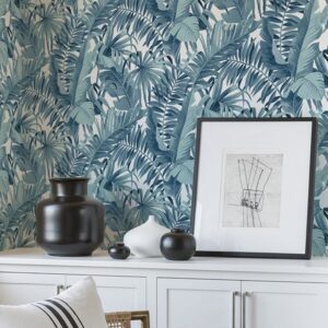 Blue Maui Peel and Stick Wallpaper
