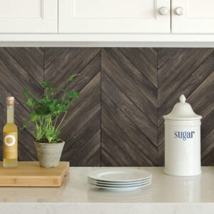 Wildwood Walnut Peel and Stick Wallpaper