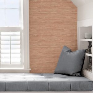 Tibetan Grasscloth Spice Peel & Stick Wallpaper