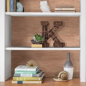 Tibetan Grasscloth Spice Peel & Stick Wallpaper