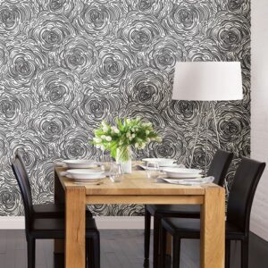 Black Beauty Peel & Stick Wallpaper