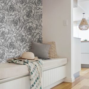 Black Beauty Peel & Stick Wallpaper