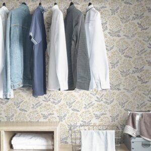 Yellow Wethersfield Peel & Stick Wallpaper