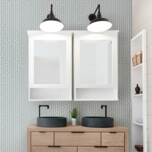 Scott Living Sky Blue Crystalline Self Adhesive Wallpaper