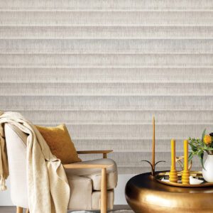 Taupe Dhurrie Peel & Stick String Wallpaper