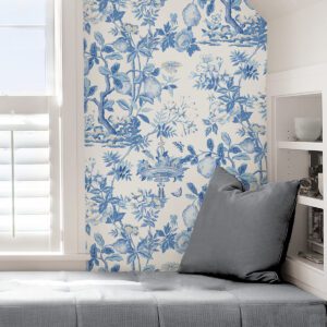 Delft Shantung Garden Scalamandre Self Adhesive Wallpaper