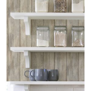 Kennebunkport Plank Peel and Stick Wallpaper