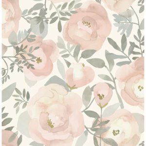 Rose Peachy Keen Peel & Stick Wallpaper