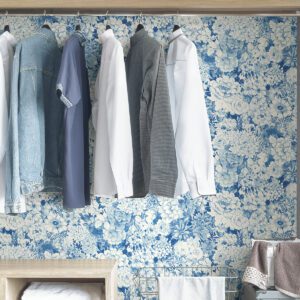 Indigo Empress Garden Peel & Stick Wallpaper