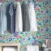 0055248 turquoise sunny garden peel and stick wallpaper.jpeg