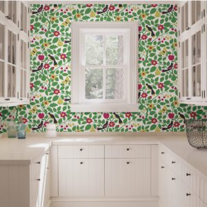 Green Paradisus Peel & Stick Wallpaper