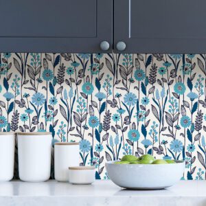Blue Jane Peel & Stick Wallpaper