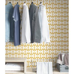 Yellow Shift Peel and Stick Wallpaper