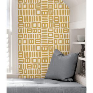 Yellow Traverse Peel and Stick Wallpaper