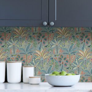 Grey Kapok Peel & Stick Wallpaper