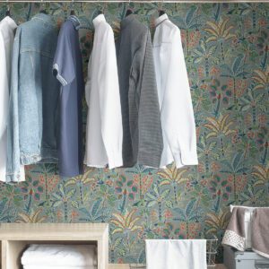 Grey Kapok Peel & Stick Wallpaper
