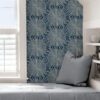 0056085 navy sunburst peel and stick wallpaper.jpeg