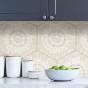 Cream Harmony Peel and Stick Wallpaper