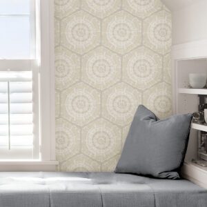 Cream Harmony Peel and Stick Wallpaper