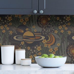 Smoke Ethereal Cosmos Peel and Stick Wallpaper