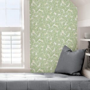 Green Fernanda Peel & Stick Wallpaper