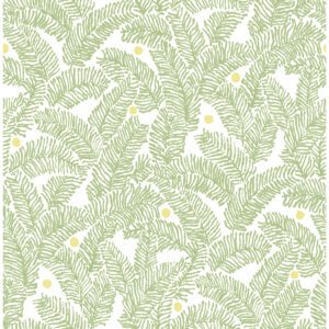Green Fernanda Peel & Stick Wallpaper