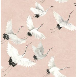 Pink Halcyon Peel & Stick Wallpaper