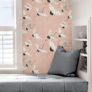 Pink Halcyon Peel & Stick Wallpaper